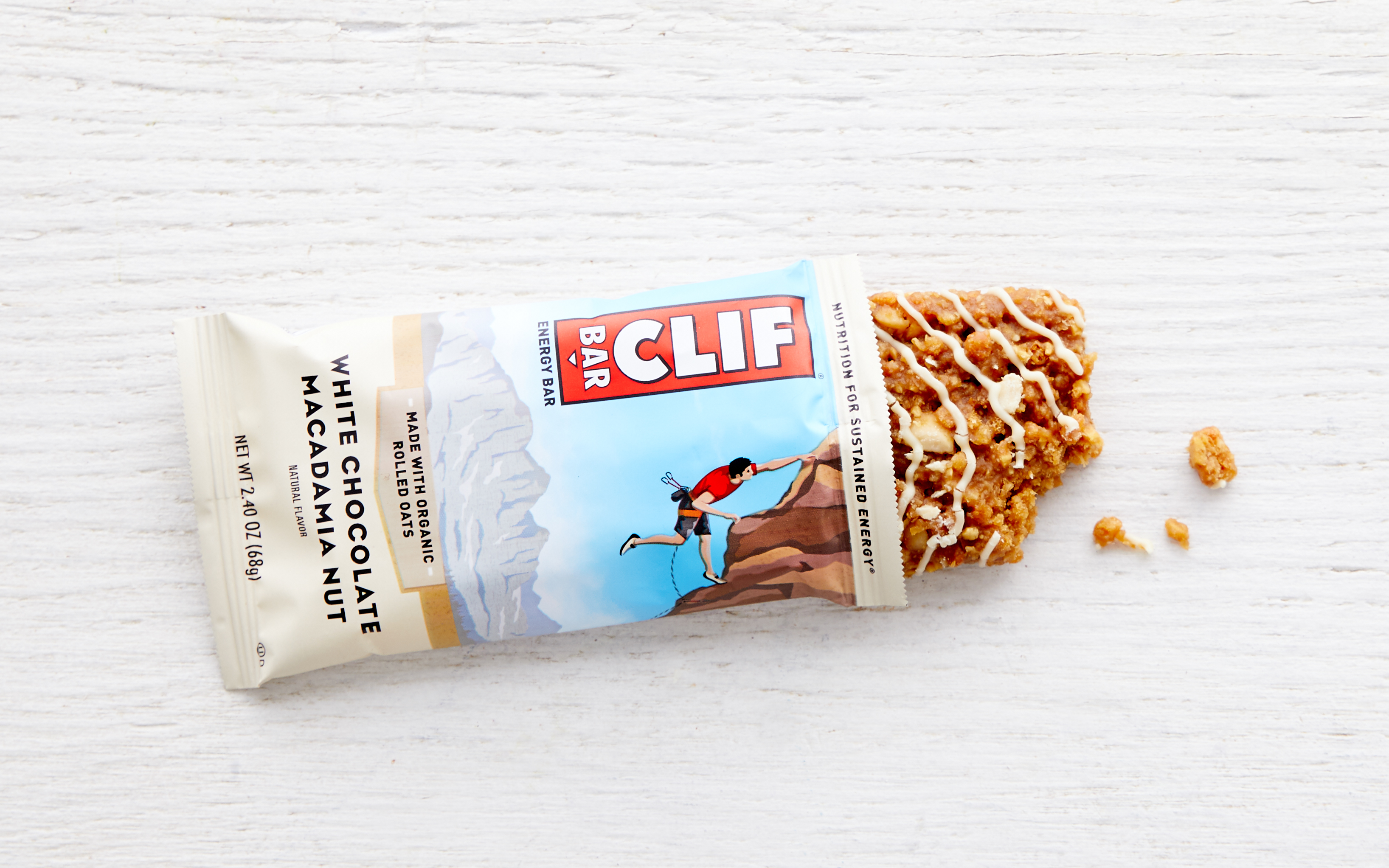 White Chocolate Macadamia Nut Clif Bar SF Bay Good Eggs